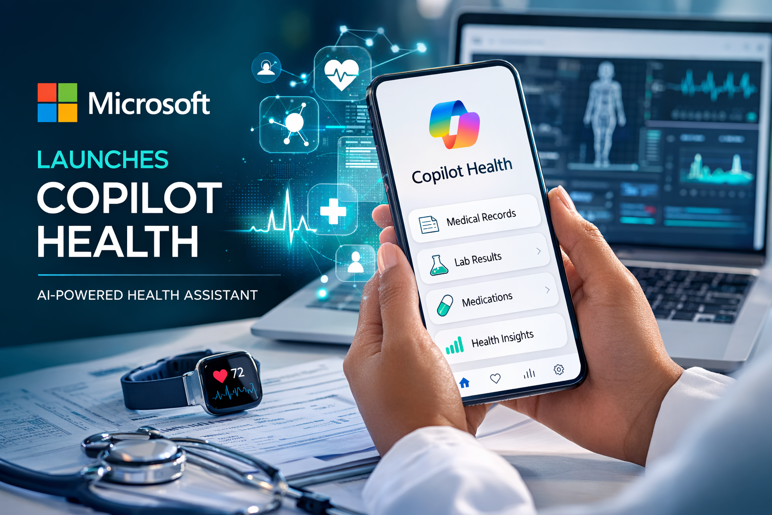 Microsoft lansează Copilot Health, un chatbot dedicat sănătăţii
